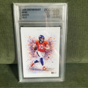 Custom Bo Nix Graffiti PCG 10!! Broncos